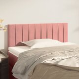 Maison Chic posteljno vzglavje - vzglavna omarica - nočna omarica roza 80x5x78/88 cm žamet, (21705921) | Shoptok.si