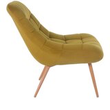 Livetastic XXL FOTELJ, rumena, naravne barve tekstil | Shoptok.si