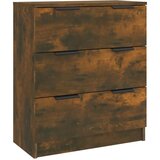 Maison Chic Komoda - Predalnik dimljeni hrast 60x30x70 cm konstruiran les, (21718494) Cene