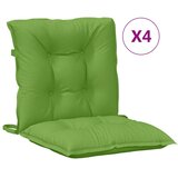  Jastuci za stolice 4 kom prošarano zelena 100x50x7 cm tkanina | shoptok.hr