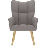 vidaXL Stol za sproščanje taupe blago | Shoptok.si