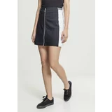 UC Ladies Women's college skirt with zipper blk/wht