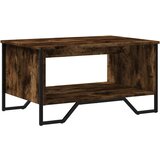 Furnova Klubska mizica dimljeni hrast 75x51x40 cm inženirski les, (21913895) | Shoptok.si