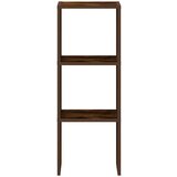vidaXL Knjižna omara zložljiva dimljeni hrast 30x30x80 cm inž. les | Shoptok.si