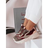 DStreet Sneakersy damskie na platformie VISTALA bordowe Cijene