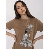Calimera Blouse-CLM-BZ-1702.89-light brown | Shoptok.si