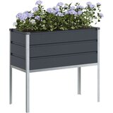  Sadilica Antracit 100 x 45 x 90 cm Cinkani čelik | shoptok.hr