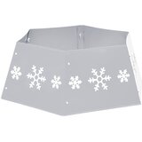  Podloga za božićno drvce srebrno-bijela Ø 68 x 25 cm | shoptok.hr