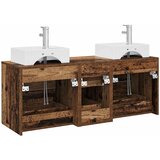  Set ormarića za kupaonicu 3 kom. Staro drvo 49,5 x 41 x 62,5 cm | shoptok.hr