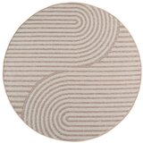 Ayyildiz Carpets Bež okrogla notranja in zunanja preproga ø 160 cm Desert 1301 – | Shoptok.si