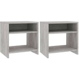  Nočne omarice 2 kosa betonsko sive 40x30x40 cm iverna plošča, (20733085) | Shoptok.si