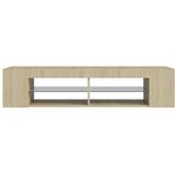 TV ormarić s LED svjetlima boja hrasta sonome 135 x 39 x 30 cm | shoptok.hr