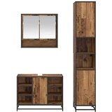  Set namještaja za kupaonicu 3 pcs Staro drvo Konstruirano drvo | shoptok.hr