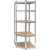 Rebel Metalni magacinski raf regall ugaoni za radionicu 180x40x70cm RB-1254 | Eponuda.com