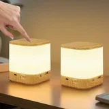 Lot de 2 lampes de table LED avec batterie rechargeable de 1800 mAh, variateur tactile 3000-6500 K USB avec 3 températures de couleur, (22143968)