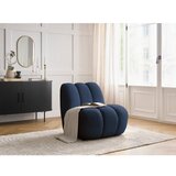 Bobochic Paris Tamno plava fotelja od bouclé tkanine Janissaire – | shoptok.hr