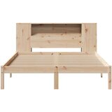 vidaXL Krevet s regalom za knjige bez madraca 140x200 cm od borovine | shoptok.hr