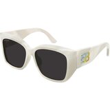 Balenciaga BB0445SK 003 ONE SIZE (56) Bela/Siva Cene