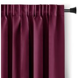 AmeliaHome curtain BLACKOUT color violet style classic tape type of material - textiles blackout 140x270 | shoptok.hr