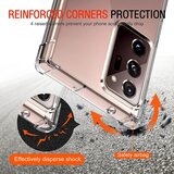 Techsuit Shockproof Clear Silicone prozirna maskica otporna na udarce za Samsung Galaxy Note 20 Ultra 4G / Note 20 Ultra 5G | shoptok.hr