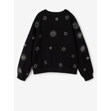 Desigual Black Girly Patterned Sweatshirt Ivy - Girls Cene