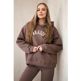 Kesi Cotton set with embroidered Paradise mocca inscription | shoptok.hr