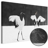  Slika - Dancing Cranes (1 Part) Wide 60x40 Premium Print | shoptok.hr