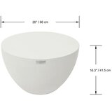 Gardenson Lounge Miza Chronos, Bela | Shoptok.si