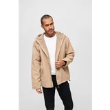 Brandit Camel windbreaker with front zipper