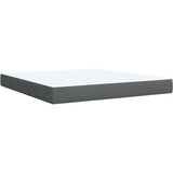 vidaXL Okvir kreveta s oprugama i madrac svjetlosivi 180x200cm tkanina | shoptok.hr