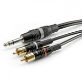 Sommer Cable HBP-6SC2-0600 klinker / cinch avdio priključni kabel [2x moški cinch konektor - 1x klinken vtič 6.3 mm (stereo)] 6.00 m črna, (20432247) Cene