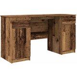 vidaXL Pisalna miza Stara les 140x49x76 cm Inženirski les | Shoptok.si