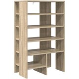  Ormar za cipele s policom 2 pcs Sonoma hrast Konstruirano drvo | shoptok.hr