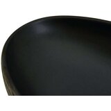 Nadgradni umivaonik sivo-crni ovalni 59x40x14 cm keramički | shoptok.hr