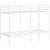 vidaXL Dvoposteljna postelja brez vzmetnice Bela 90x190 cm jeklo | Shoptok.si