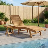  Ležaljka 2 pcs Smeđa Čvrsto teak drvo | shoptok.hr