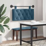 Držeće uzglavlje Zidne Plava 100 x 55 x 7 cm Baršun - Plava 90 cm bez LED | shoptok.hr