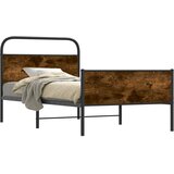  Okvir kreveta bez madraca boja hrasta sonome 100x200 cm drveni | shoptok.hr