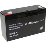 PB-6-12-6\,35 MP12-6 svinčeni akumulator 6 v 12 ah svinčevo-koprenast (š x v x g) 151 x 99 x 50 mm ploščati vtič\, 6\,35 mm brez vzdrževanja\, nizko samopraznjenje, (20438555)