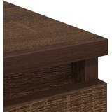  Komoda rjavi hrast 80x35x76 cm inženirski les | Shoptok.si