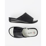 Shelvt Flip-flops with leather insert black | Shoptok.si