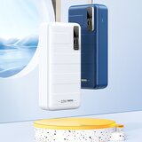 Remax back up baterija noah series RPP-506 pd qc 20W 22.5W 30000mAh bela | ePonuda.com