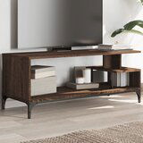 Maison Chic TV omarica - TV stojalo - Televizijska omarica rjavi hrast 102x40x41 cm inženirski les in jeklo, (21699683) | Shoptok.si