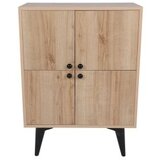Hanah home Senegal OakBlack Multi Purpose Cabinet | ePonuda.com