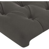 vidaXL Uzglavlje s ušima tamnosivo 147x23x118/128 cm baršunasti | shoptok.hr