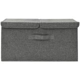  Kutija za pohranu od tkanine 50 x 30 x 25 cm antracit | Eponuda.com