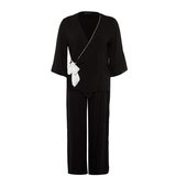 Trendyol Curve Black Woven Pajamas Set Cene