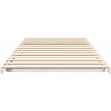  Krevetna konstrukcija Bijelo 80 x 220 cm Čvrsto borovo drvo | shoptok.hr