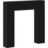  Okvir za kamin Crni hrast 102 x 18 x 100,5 cm Konstruirano drvo | shoptok.hr