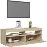 TV ormarić s LED svjetlima boja hrasta sonome 120x35x40 cm | shoptok.hr
